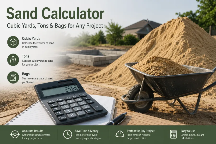 Washed Concrete Sand for Bedding Layer